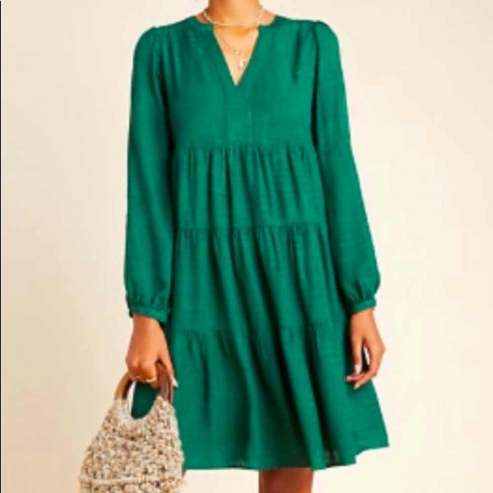 Maeve Amber Tiered Tunic Dress
